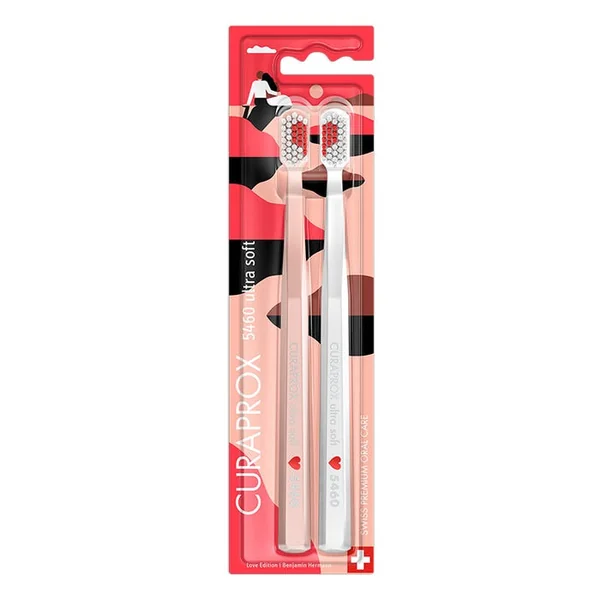 CS 5460 ULTRA SOFT LOVE - Brosse à Dents Édition Love, 2 Unités
