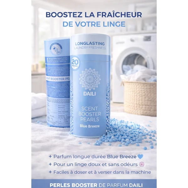 Daili Parfum De Linge En Perles 20 lavages longue durée parfum blue breeze boost