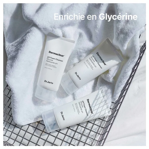 DERMACLEAR - Mousse Nettoyante pH - Visage - Tous Types de Peaux, 120ml
