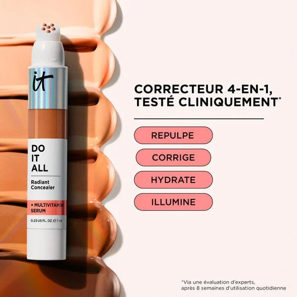 DO IT ALL - Concealer Anti-Cernes Correcteur Sérum Multivitaminé - Teinte Light Medium, 7ml
