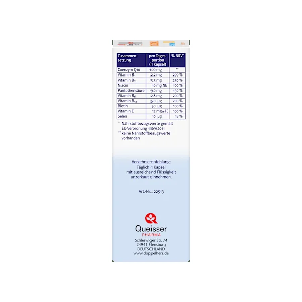 Doppelherz system Coenzym Q10 Ubiquinol Kapseln 60 St, 30,9 g