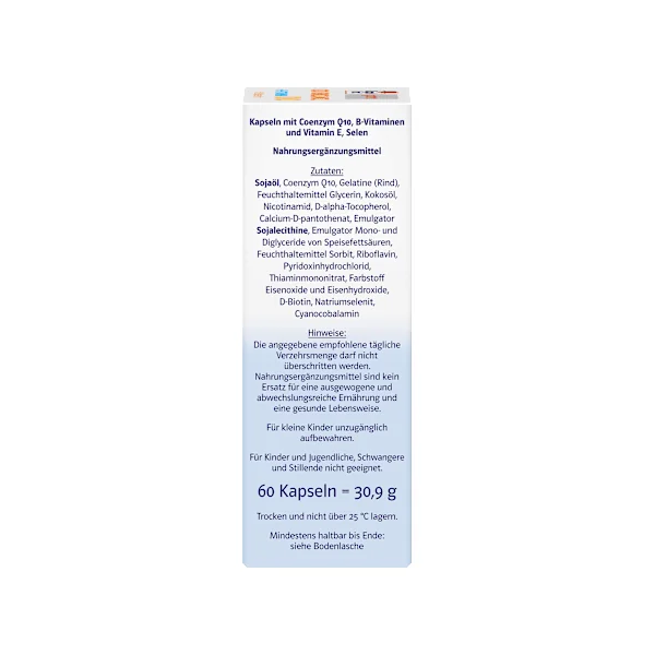 Doppelherz system Coenzym Q10 Ubiquinol Kapseln 60 St, 30,9 g