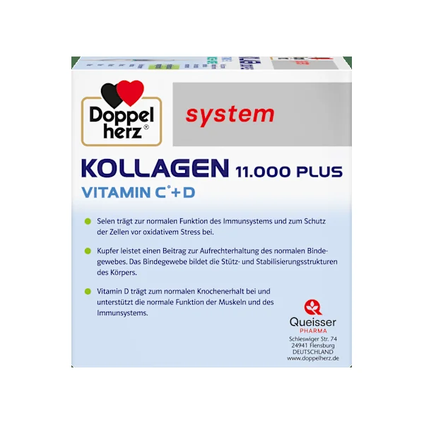 Doppelherz system Kollagen 11.000 Plus Trinkfläschchen 30 St, 750 ml