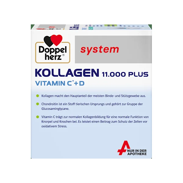 Doppelherz system Kollagen 11.000 Plus Trinkfläschchen 30 St, 750 ml