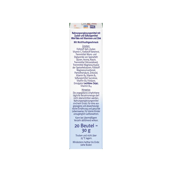 Doppelherz system Multivitamin Mini-Tabs family Portionsbeutel 20 St, 30 g