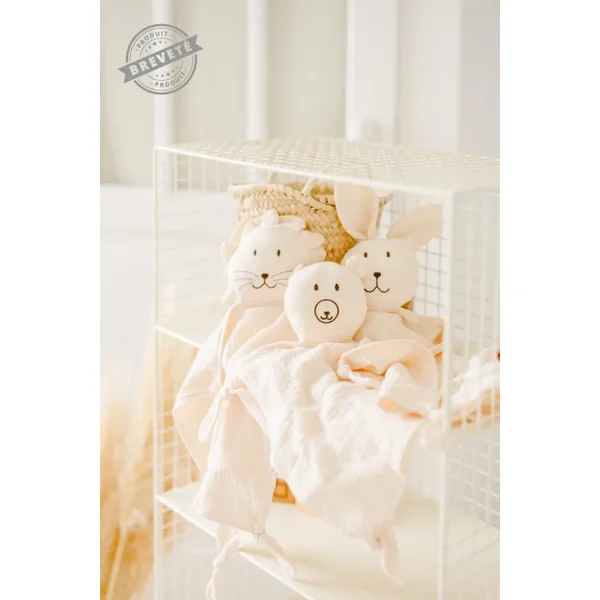 Doudou brodé personnalisable - 2en1 compatible bola de grossesse