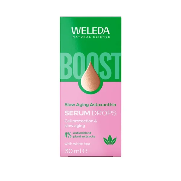 DROPS - Sérum Boost Anti-ge Slow Aging Astaxanthin - Tous Types de Peaux, 30ml