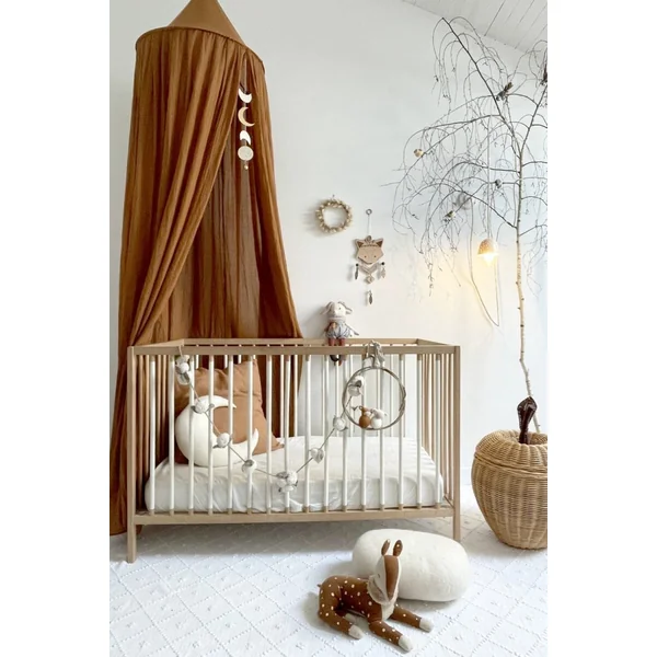 Décoration bebe bois lune compatible bola de grossesse NEBULEUSE
