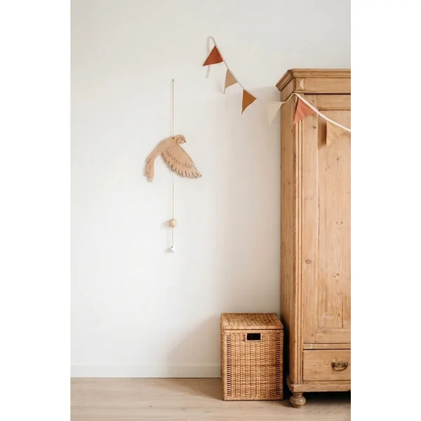 Décoration chambre bebe bois oiseau EN PLEIN VOL