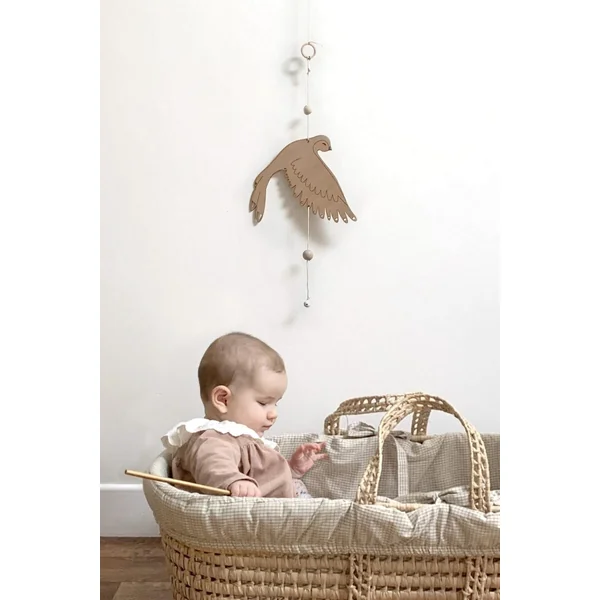 Décoration chambre bebe bois oiseau EN PLEIN VOL