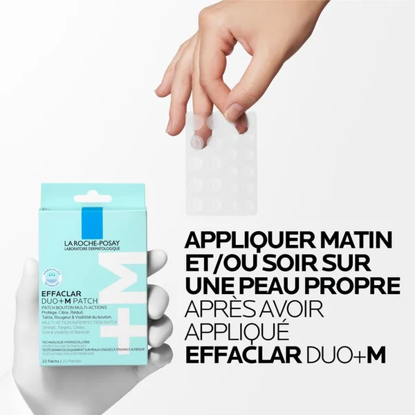 EFFACLAR DUO+M - Patch Bouton Multi-Actions - Peaux à Tendance Acnéique, 22 Patchs