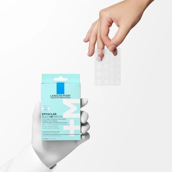 EFFACLAR DUO+M - Patch Bouton Multi-Actions - Peaux à Tendance Acnéique, 22 Patchs