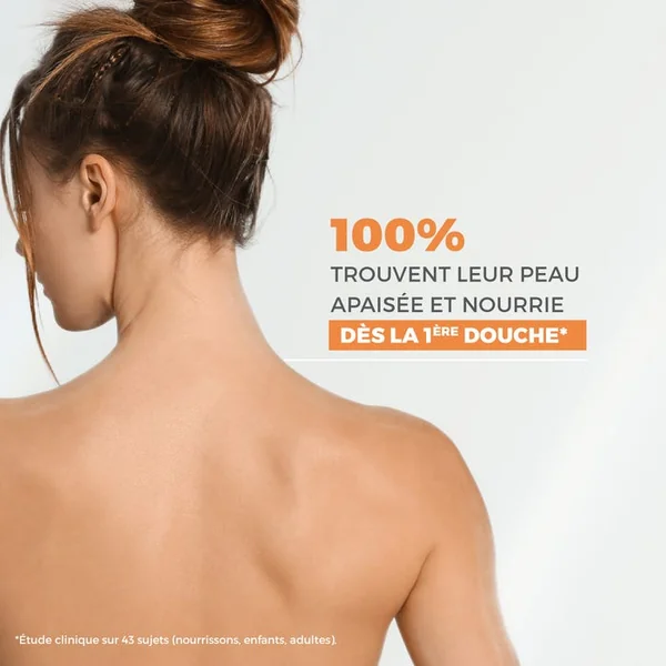 EXOMEGA CONTROL - Huile Lavante Émolliente Anti-Grattage - Visage et Corps - Peaux Sèches à Tendance Atopique, 1L