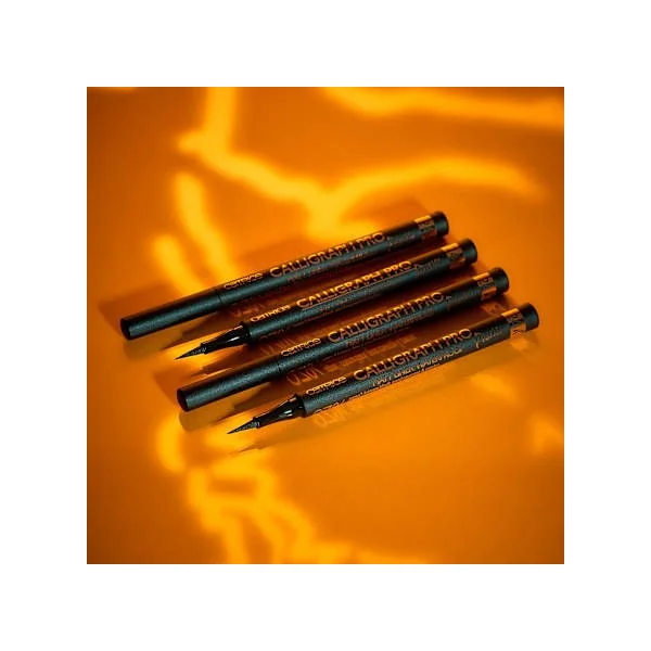 Eyeliner Calligraph Pro Precise 24h Matt Waterproof 010 Intense Black, 1,2 ml