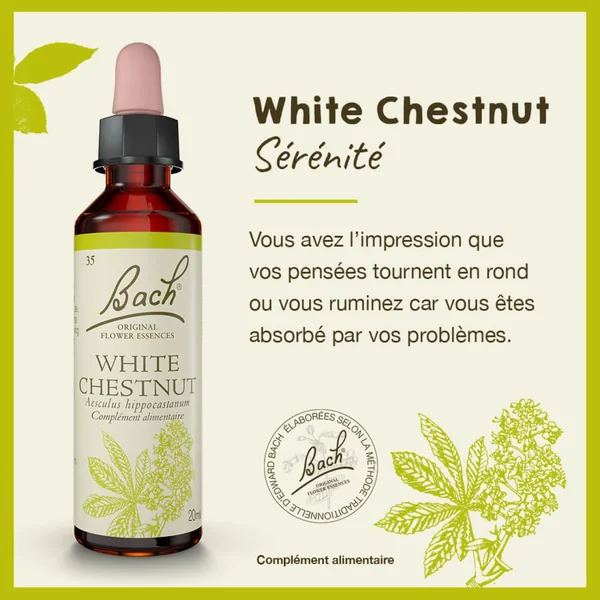 Fleurs de Bach White Chesnut n°35