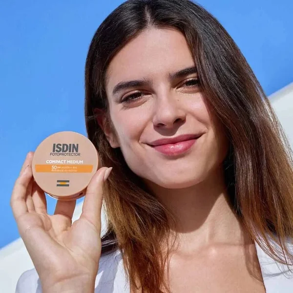 FOTOPROTECTOR - Compact Medium SPF50 - Visage - Tous Types de Peaux, 10g