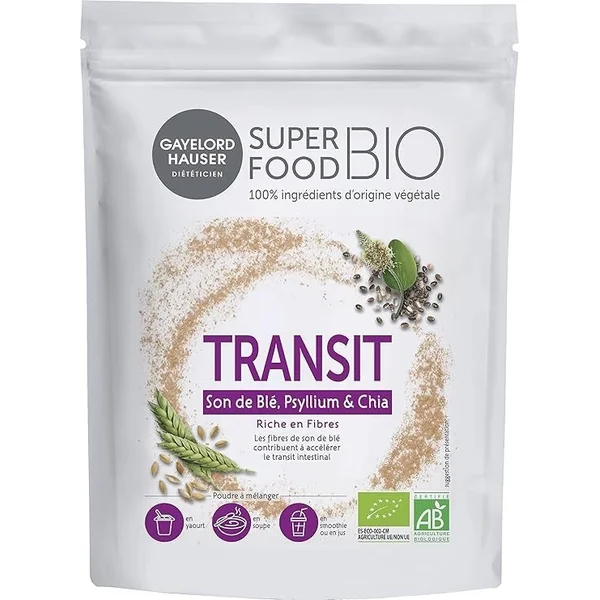 GAYELORD HAUSER - Superfood Bio - Poudre Transit à Diluer - 150gr Son De Blé