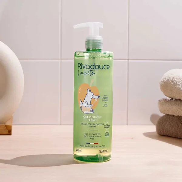 Gel douche 3en1 Loupiots Chapeau l'abricot 400ml