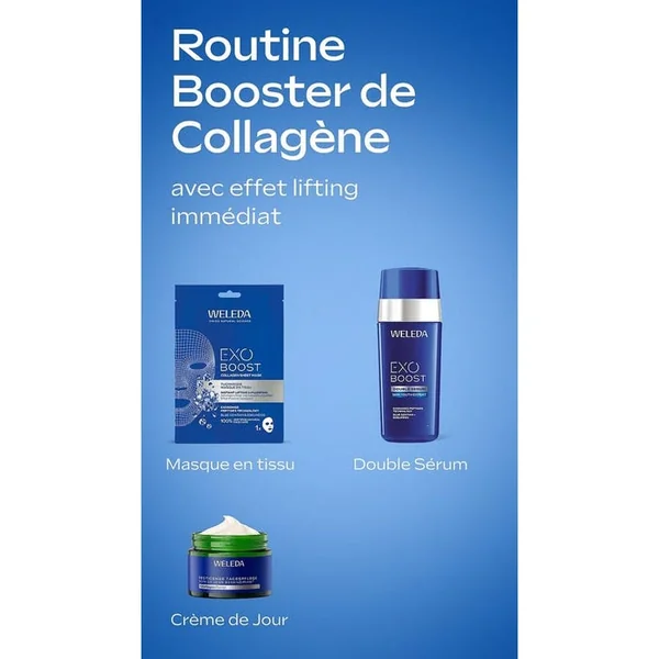 GENTIANE - EXO BOOST - Double Sérum Gentiane Bleue et Edelweiss - Visage et Cou - Tous Types de Peaux, 30ml