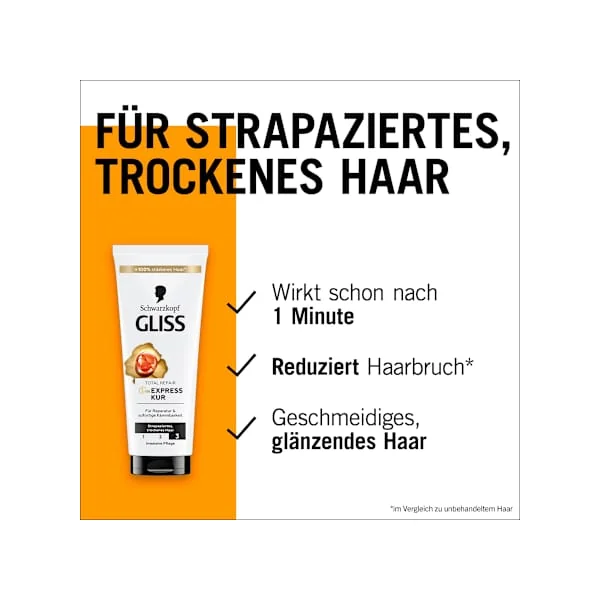 Haarkur Total Repair 1 Min Express-Kur, 200 ml