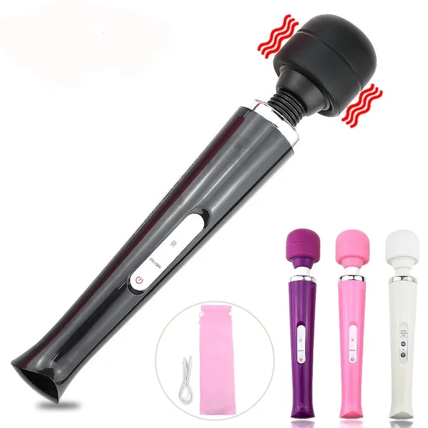 Handheld Massager Wand Vibrating Massage Magic Full Body Therapy Motor 20 Speed