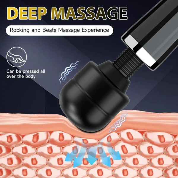 Handheld Massager Wand Vibrating Massage Magic Full Body Therapy Motor 20 Speed