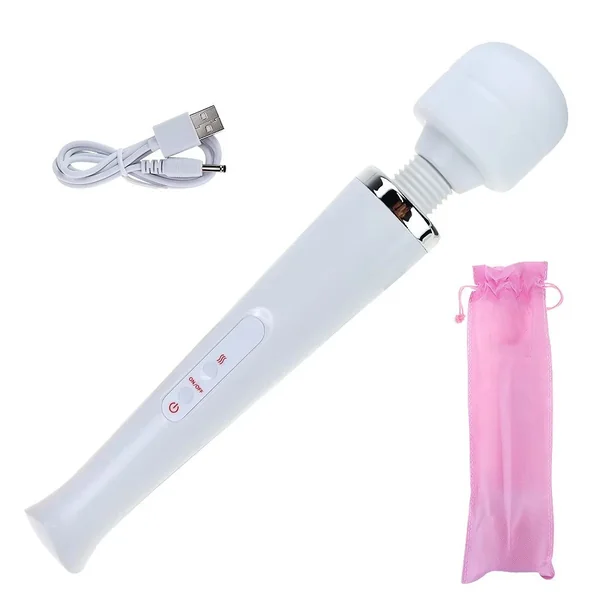 Handheld Massager Wand Vibrating Massage Magic Full Body Therapy Motor 20 Speed