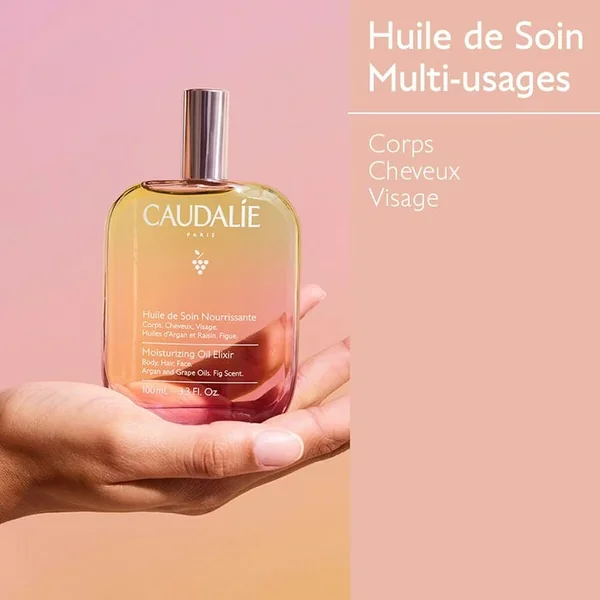 Huile de Soin Nourrissante - Visage, Corps, Cheveux - Tous Types de peaux, 100ml