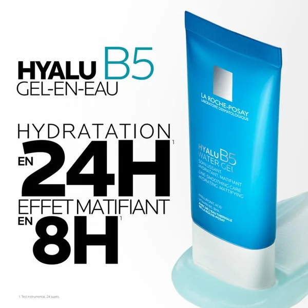 HYALU B5 - Water Gel Lissant Hydratant Matifiant - Tout type de peaux, 40ml
