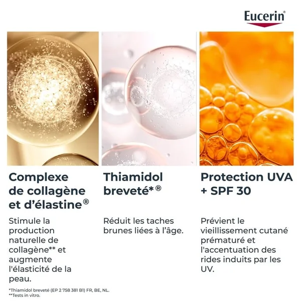 HYALURON-FILLER + ELASTICITY - Recharge Soin de Jour Anti-ge SPF30 - Tous Types de Peaux, 50ml