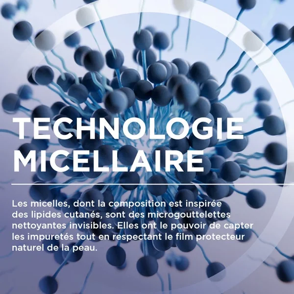 HYDRABIO GEL MOUSSANT - Nettoyant Micellaire Hydratant 24h - Visage - Tous Types de Peaux, 400ml