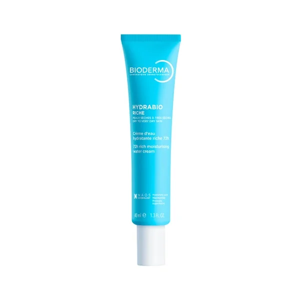 HYDRABIO RICHE - Crème d'Eau Hydratante Riche 72H - Visage - Peaux Sèches à Très Sèches, 40ml