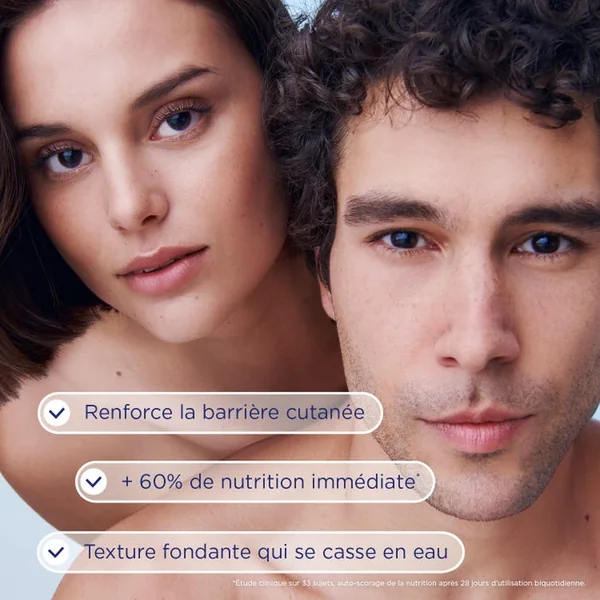 HYDRABIO RICHE - Crème d'Eau Hydratante Riche 72H - Visage - Peaux Sèches à Très Sèches, 40ml