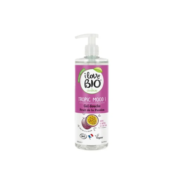 I Love Bio Gel Douche Fruit de la Passion Bio 500 ml