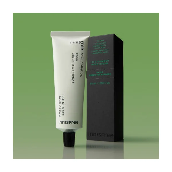 Innisfree Isle Number Hand Cream 50ml #Green Tea Essence