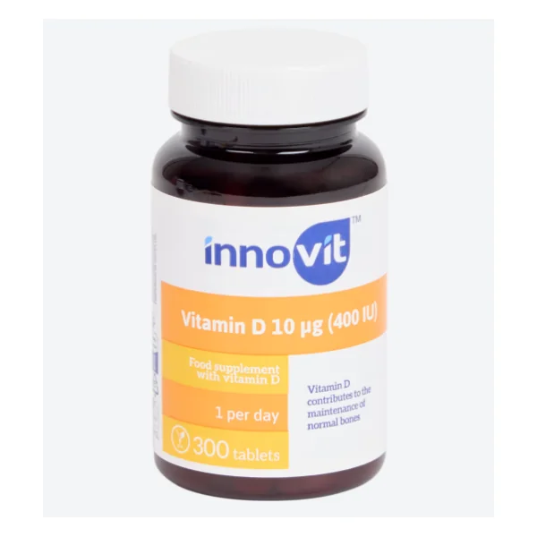 INNOVIT VITAMINE D 10 mcg - COMPLÉMENT ALIMENTAIRE LOT DE 3