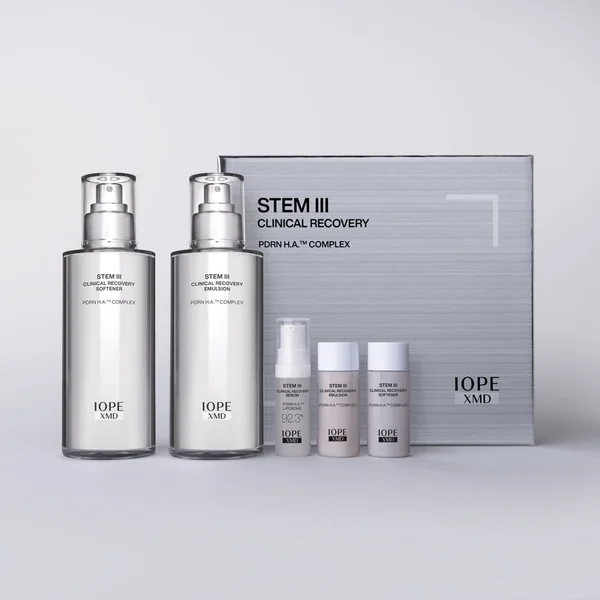 IOPE XMD STEM III Clinical Recovery Set (Softener 130ml + Emulsion 130ml)