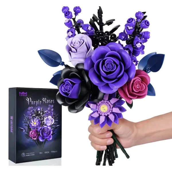 Jeux Assemblage Décoration Fleurs Bouquet Éternel , Jeux Adultes Et Enfant