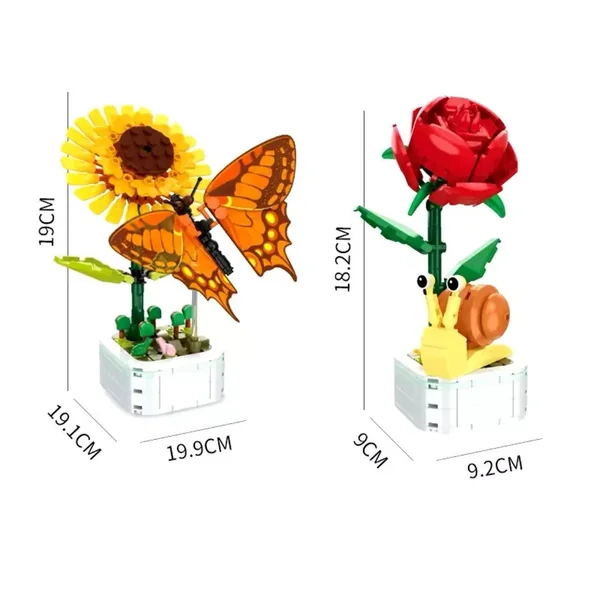 Jeux Assemblage Décoration Fleurs Mini Insect , Jeux Adultes Et Enfant aléatoir