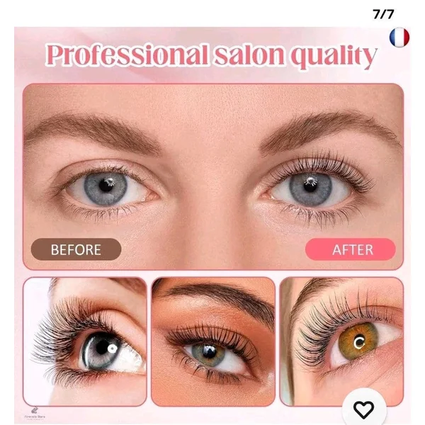 Kit de Rehaussement de Cils, Lash lift Kit, Kit Complet Maison Et Professionnel