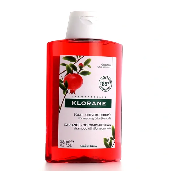 Klorane Shampoing Grenade Éclat Cheveux colorés