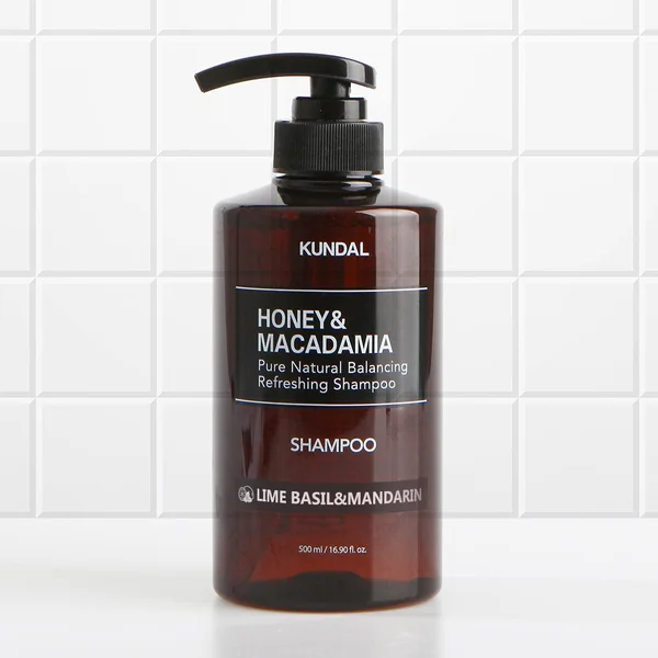 Kundal Honey & Macadamia Pure Natural Balancing Refreshing Shampoo 500ml #LIME BASIL&MANDARIN