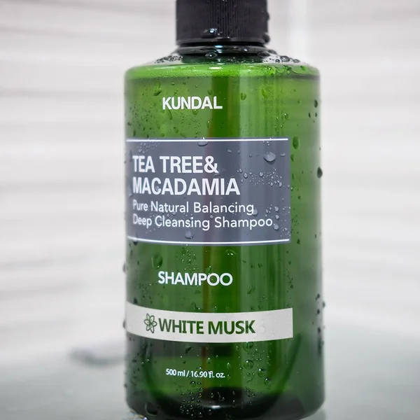 Kundal Tea Tree Macadamia Pure Natural Balancing Deep Cleansing Shampoo 500ml #WHITE MUSK