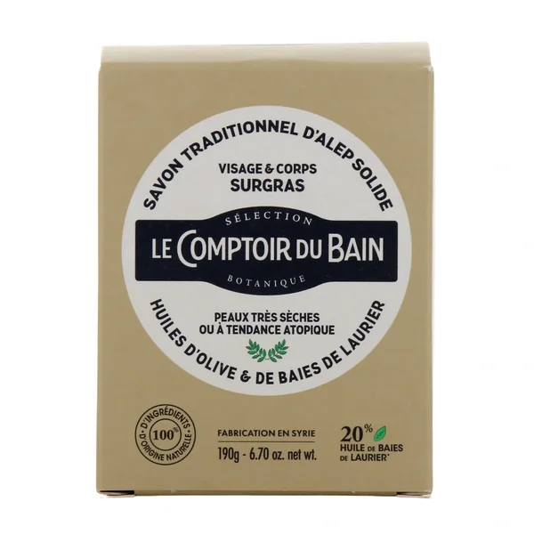 Le Comptoir du Bain Savon Traditionnel d'Alep Solide