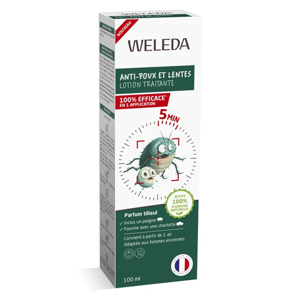 Lotion Traitante Anti-Poux et Lentes, 100ml