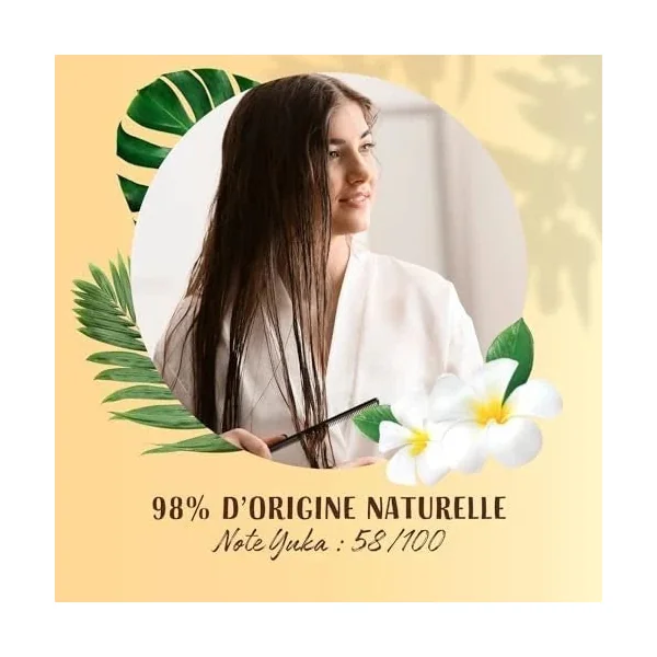 LOVEA - Démêlant Sans Rinçage - Monoï Et Karité - Démêle Sans Alourdir cheveux