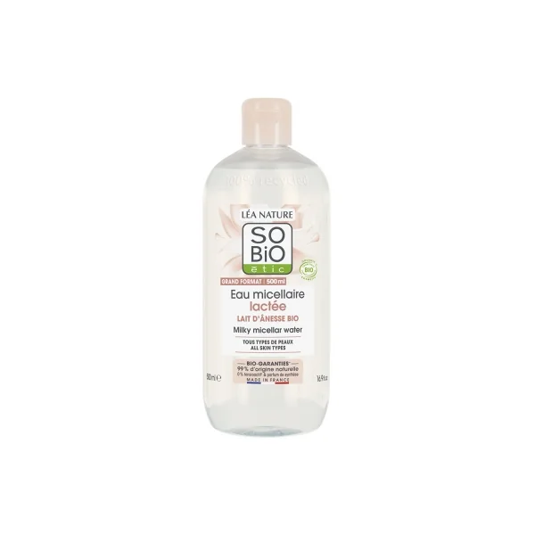 Léa Nature SO BIO étic Eau Micellaire Lactée Lait d'nesse Bio 500 ml