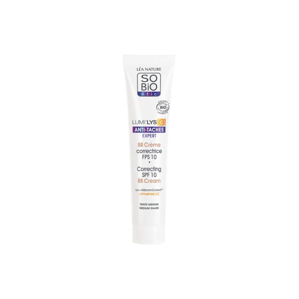 Léa Nature SO BIO étic Lumi'Lys [C] BB Crème Correctrice Anti-Taches SPF10 Bio 40 ml