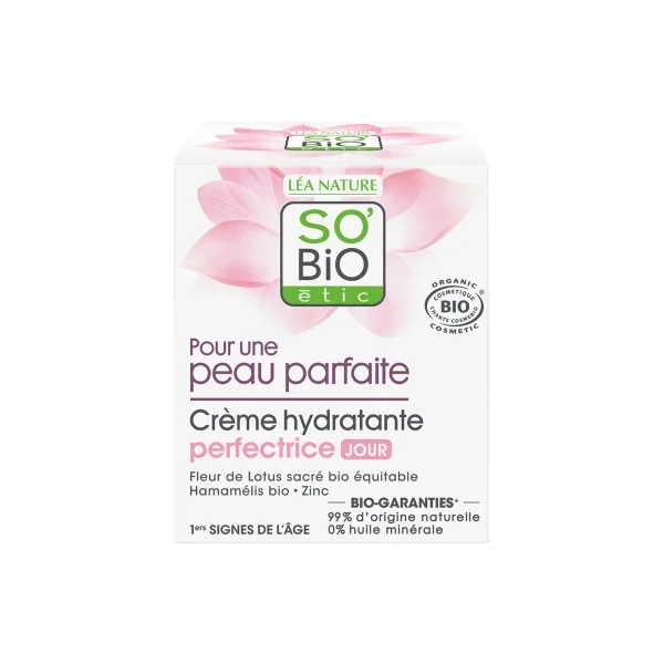 Léa Nature SO BIO étic Pour une Peau Parfaite Crème Hydratante Perfectrice de Jour Bio 50 ml