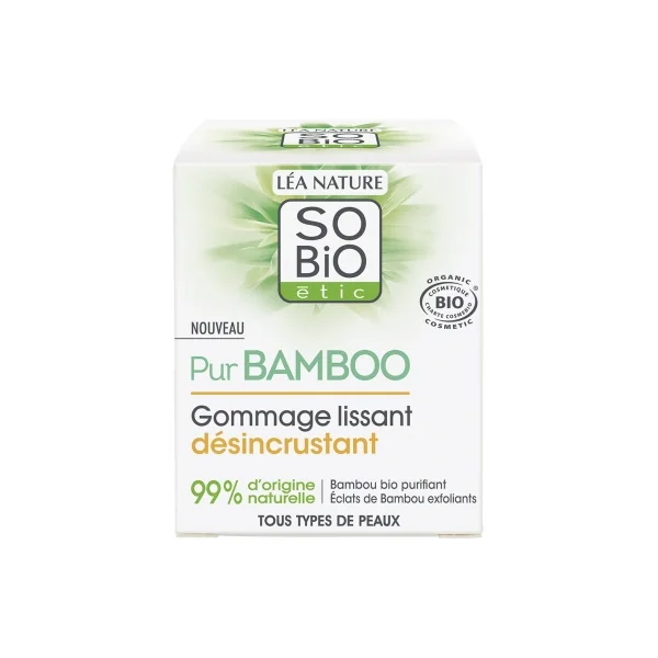 Léa Nature SO BIO étic Pur Bamboo Gommage Lissant Désincrustant Bio 50 ml